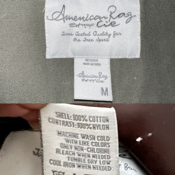 American Rag Olive Green Military Utility Jacket - Picture 15 of 16